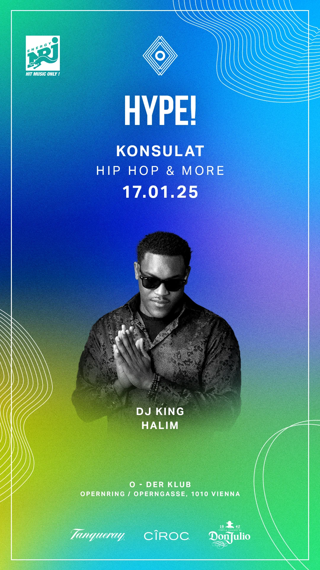 HYPE im O - der Klub mit DJ King Halim am 17. Januar 2025
